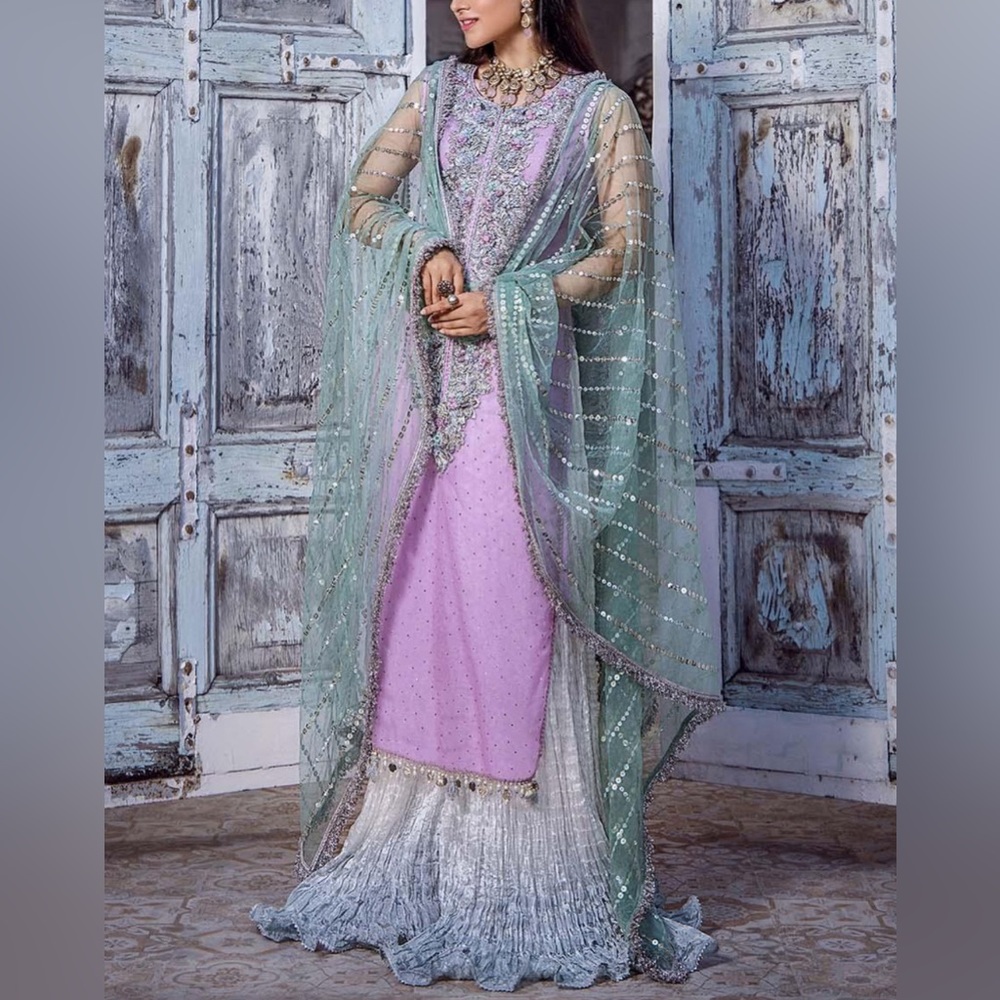 Pakistani shalwar kameez dress.